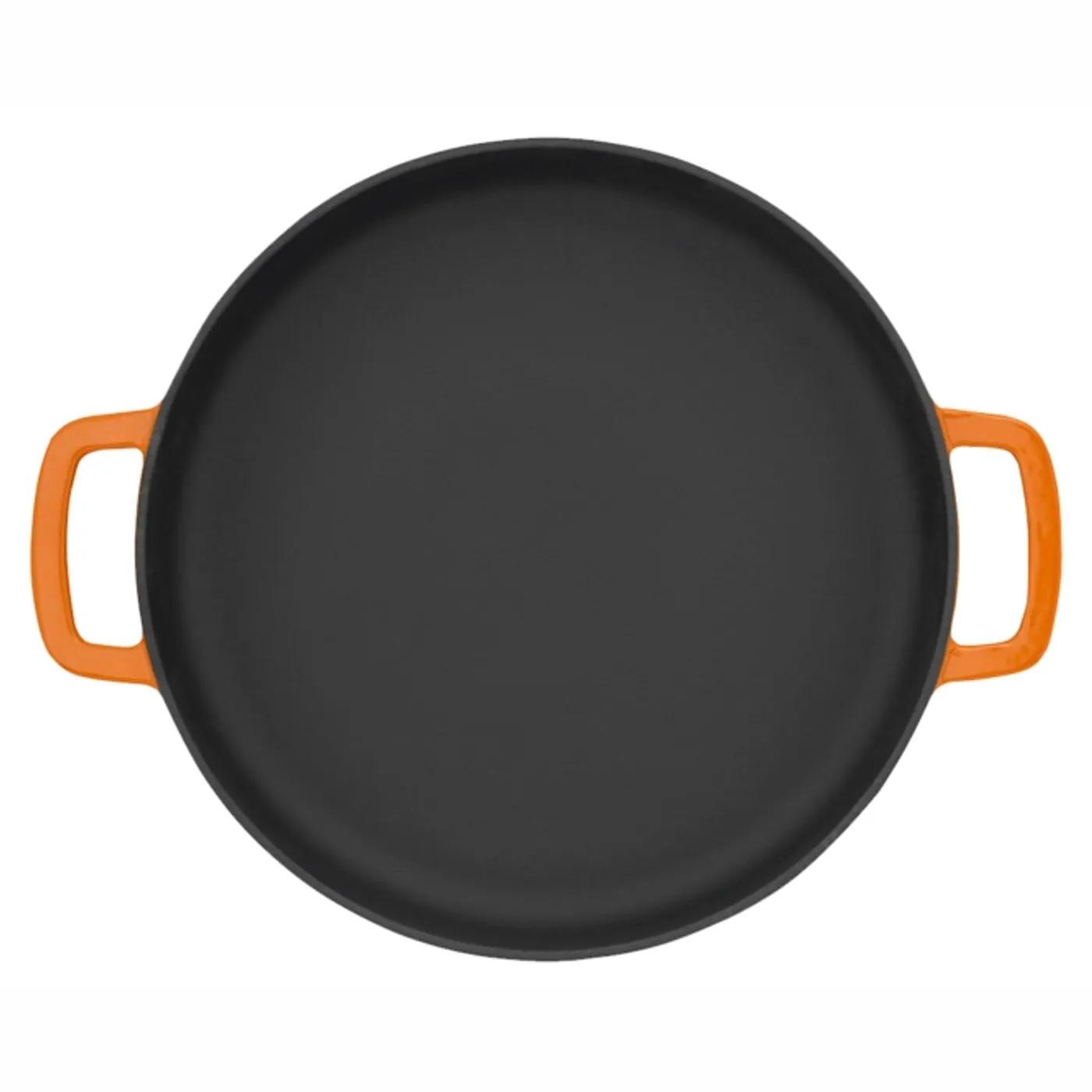 Poêle à frire Sous-Chef en fonte 100% recyclée orange 28 cm